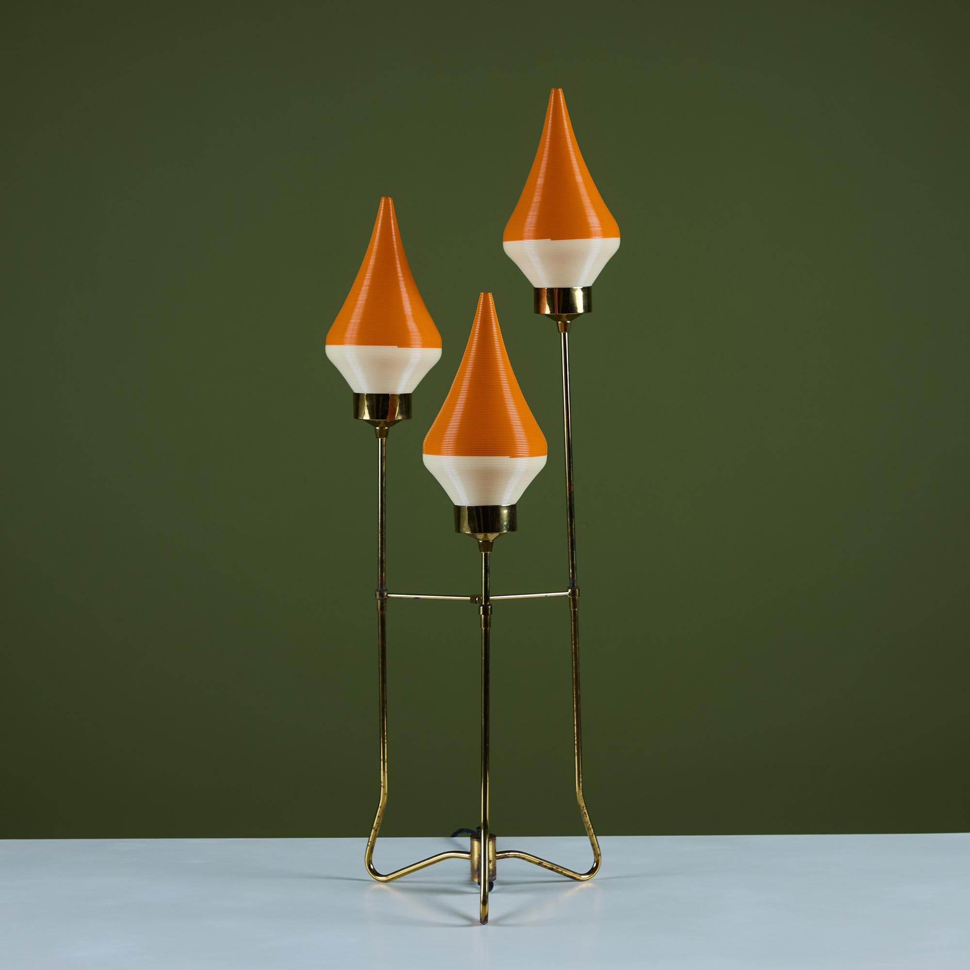 Three Globe Table Lamp by Yasha Heifetz for Heifetz Rotaflex For Sale 2
