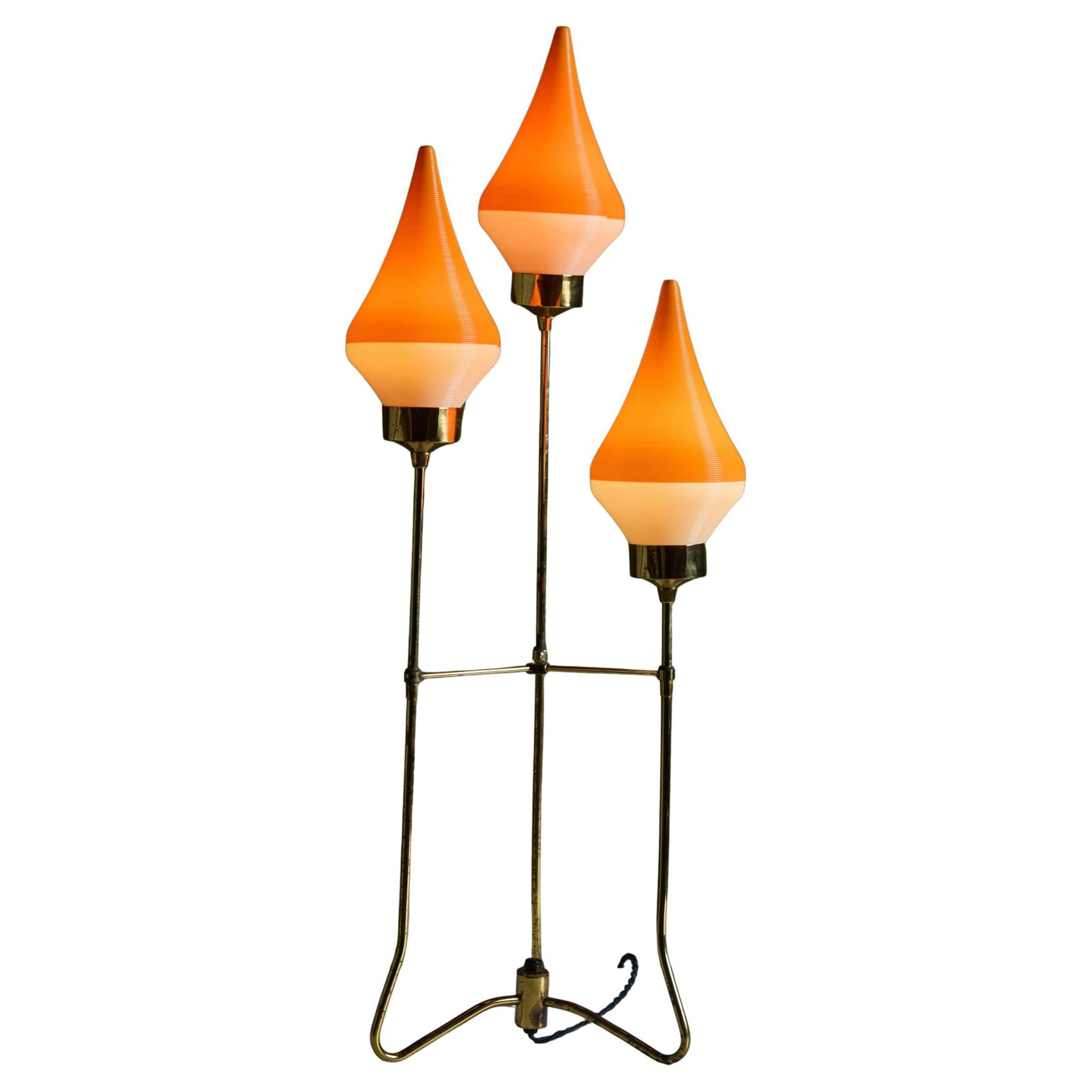 Three Globe Table Lamp by Yasha Heifetz for Heifetz Rotaflex
