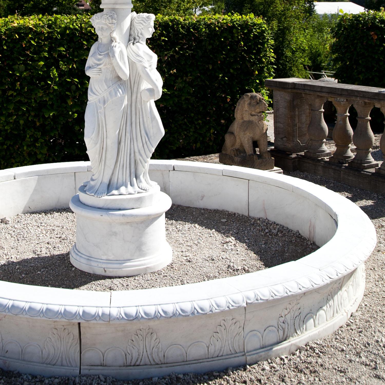 Neoclassical Three Graces Fountain, 21st Century For Sale