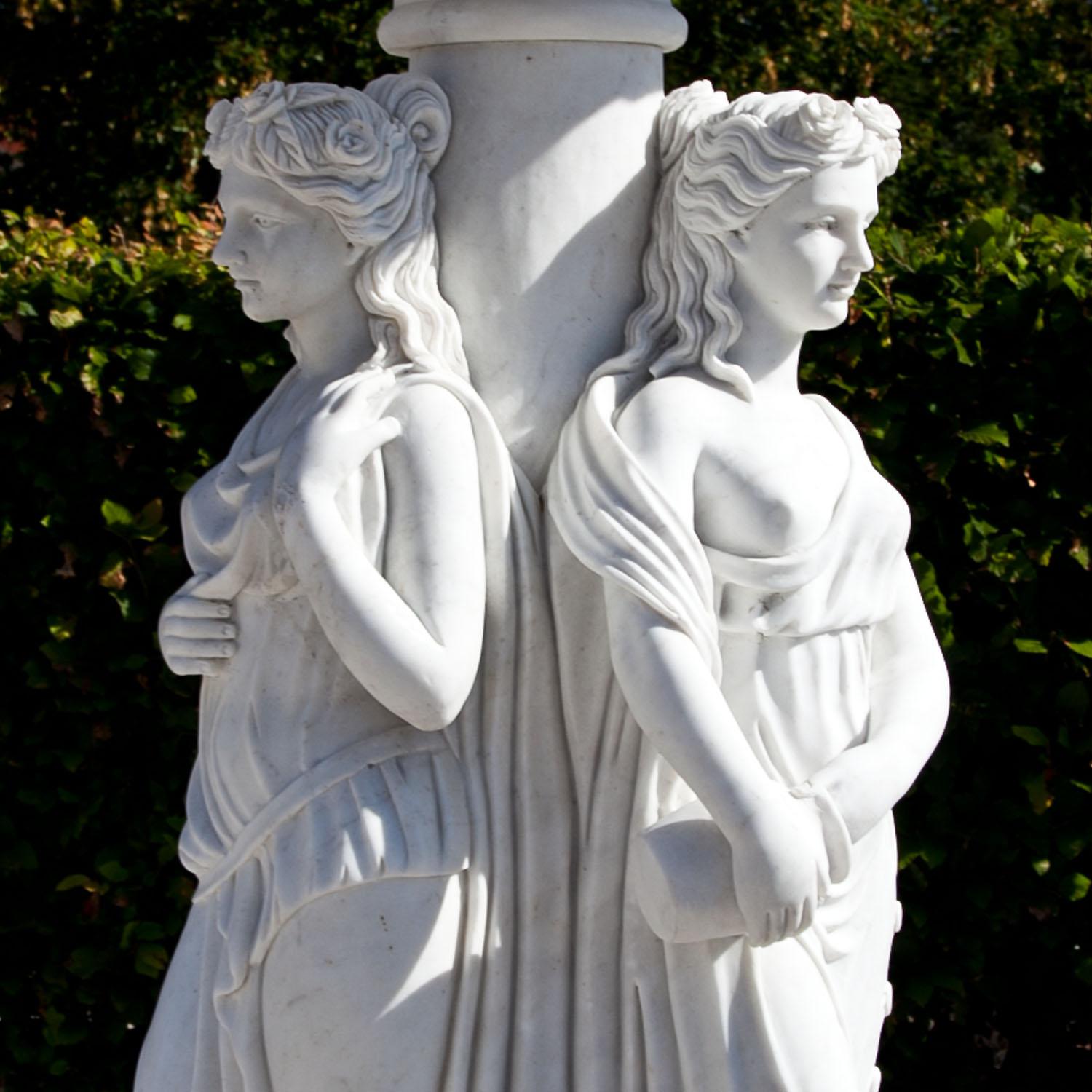 Contemporary Three Graces Fountain, 21st Century For Sale