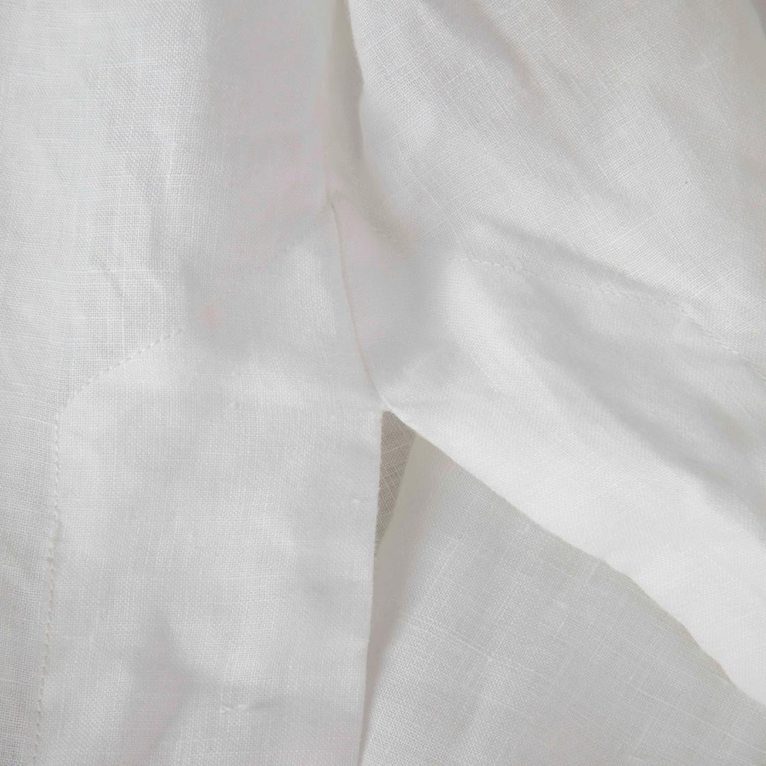 Three Graces London - Robe midi blanche bordée de volants, taille M Pour femmes en vente