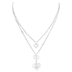 Three Hearts Diamond Necklace