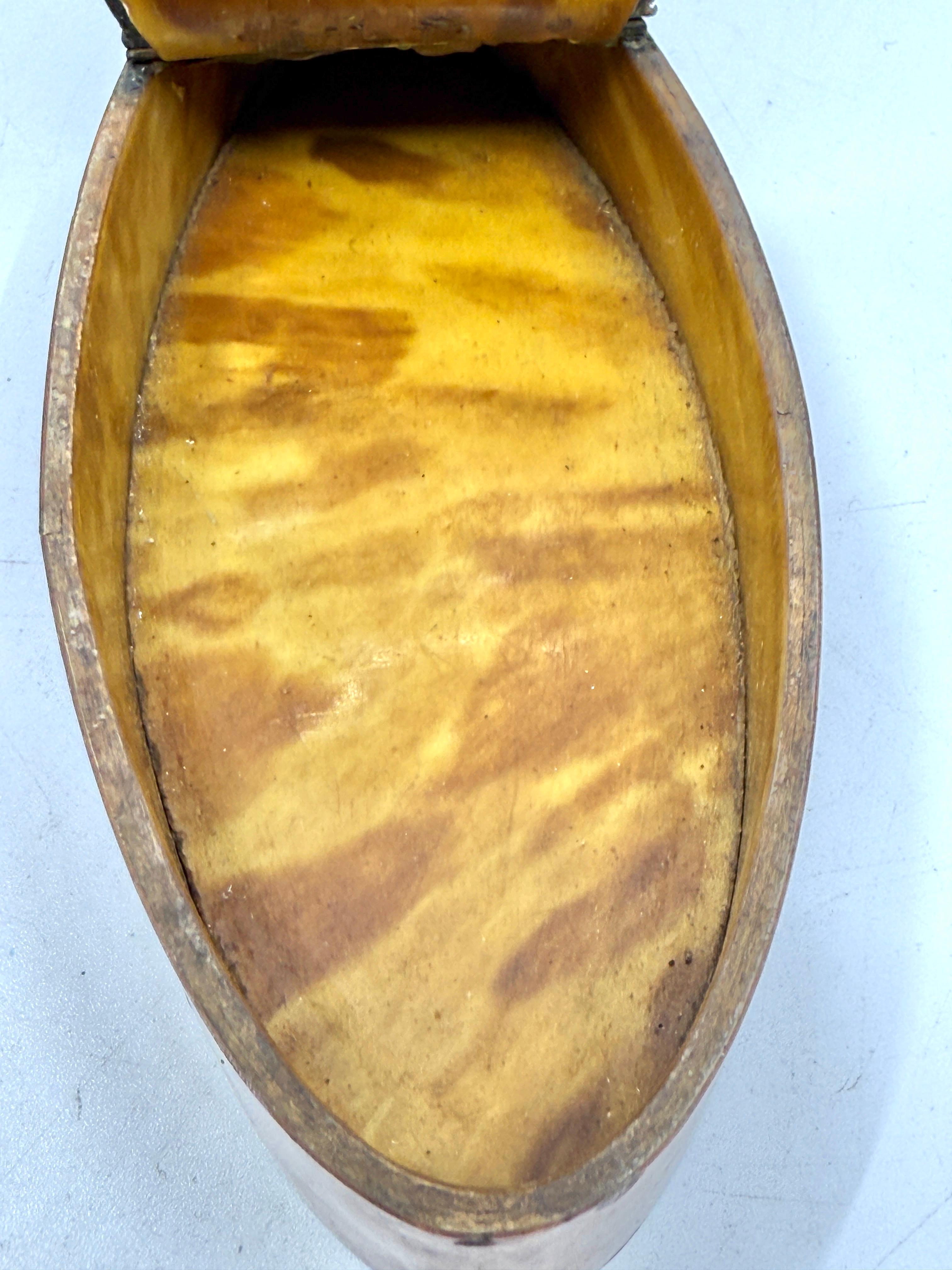 Three Horn, Silver and Wood Trinket or Snuff Boxes For Sale 7