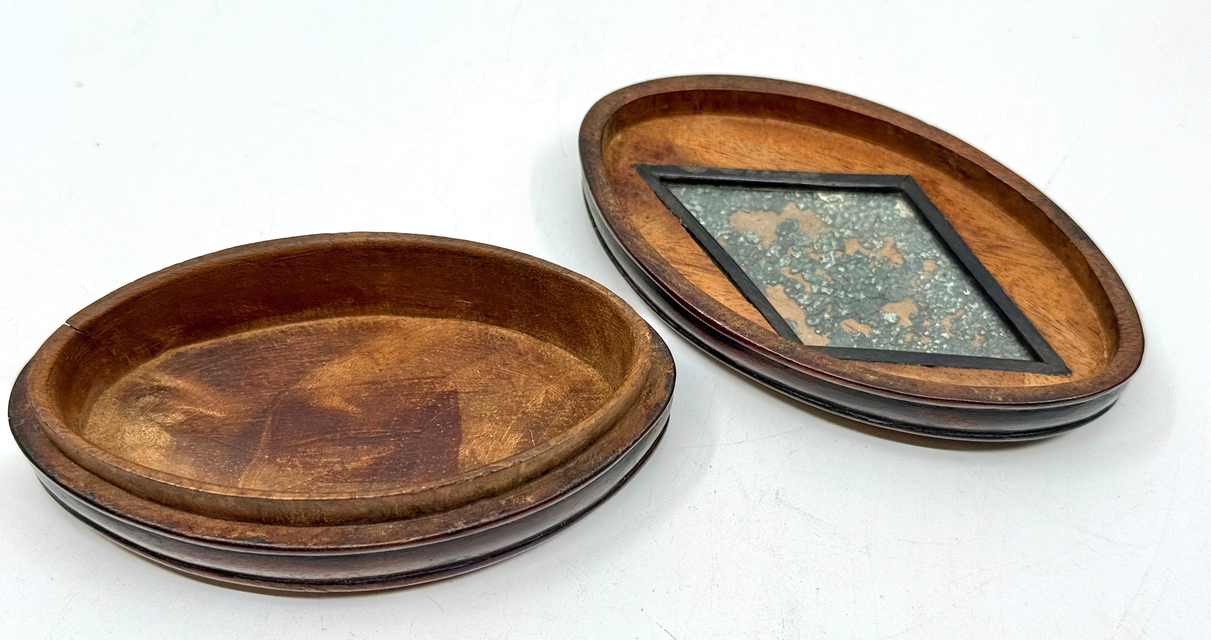 Three Horn, Silver and Wood Trinket or Snuff Boxes For Sale 9
