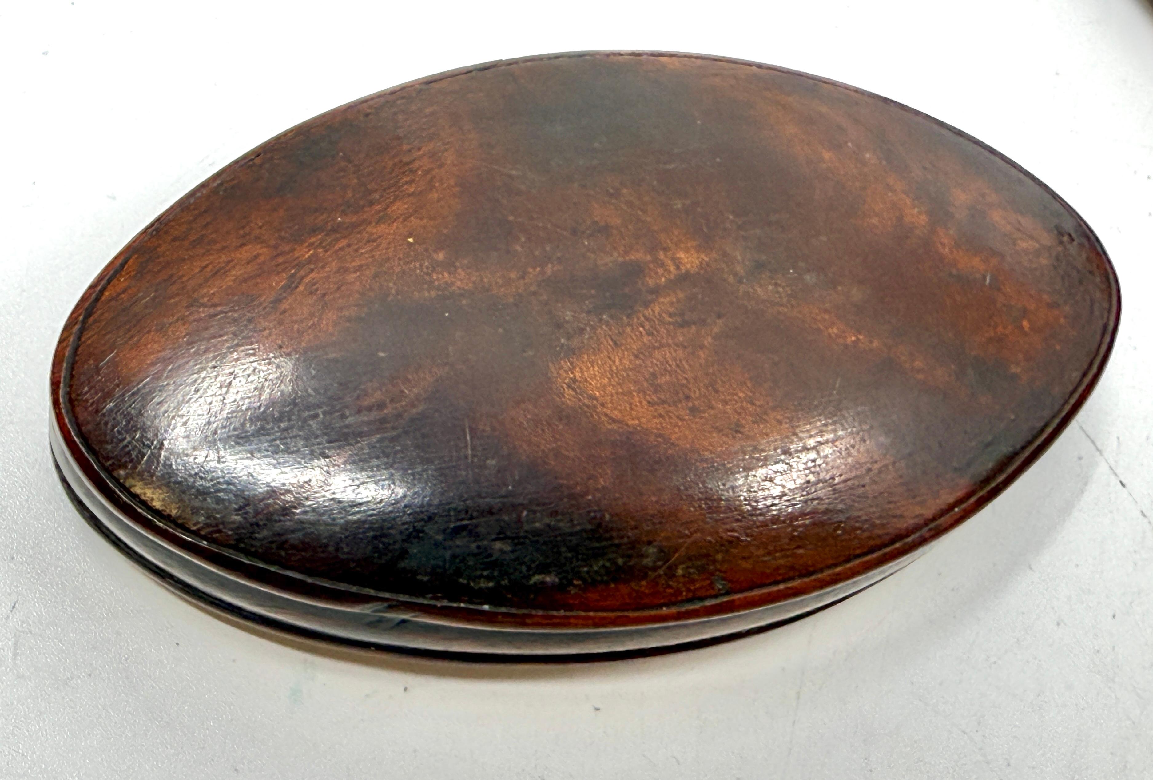 Three Horn, Silver and Wood Trinket or Snuff Boxes For Sale 12