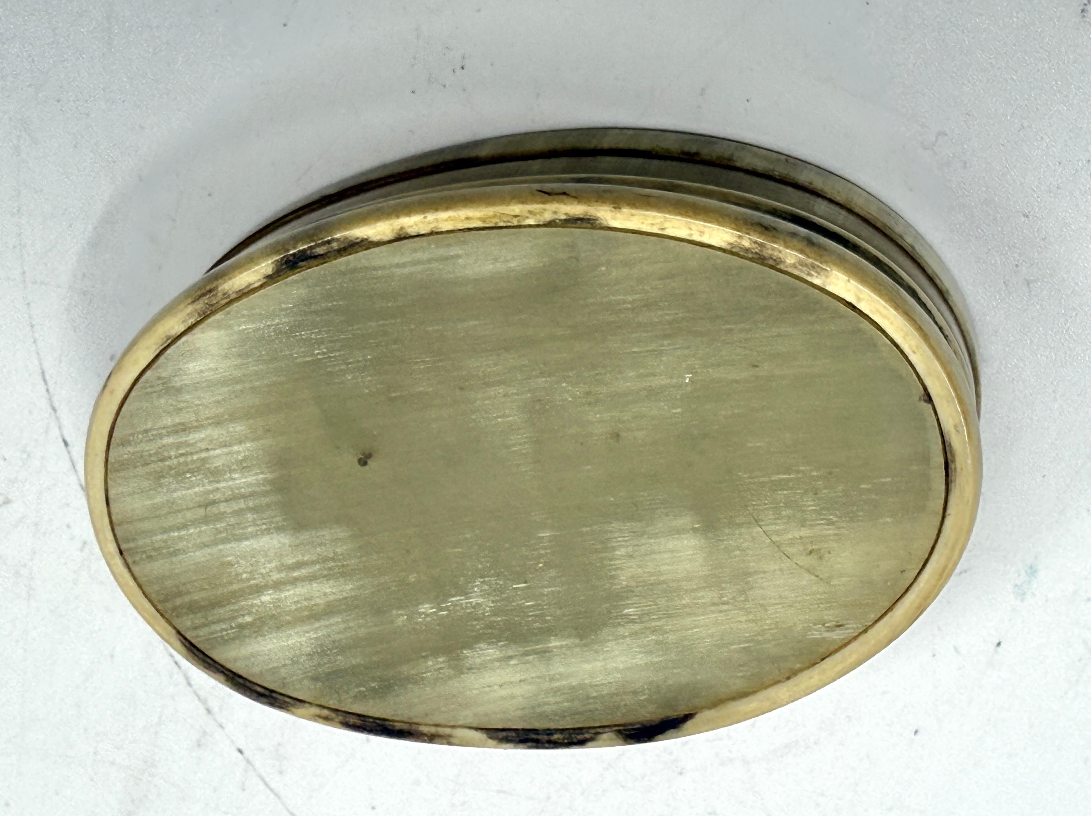 Hand-Crafted Three Horn, Silver and Wood Trinket or Snuff Boxes For Sale