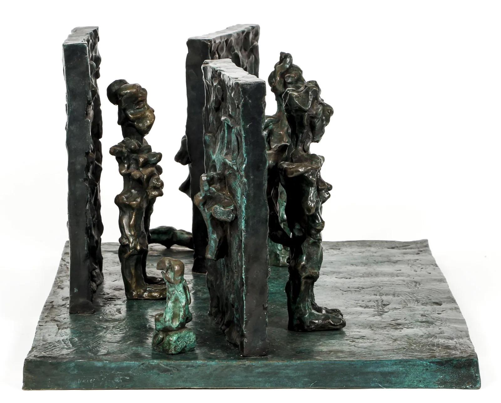 Tre figure di uccelli umani '1984' di Bob La Bobgah In condizioni discrete in vendita a North Miami, FL