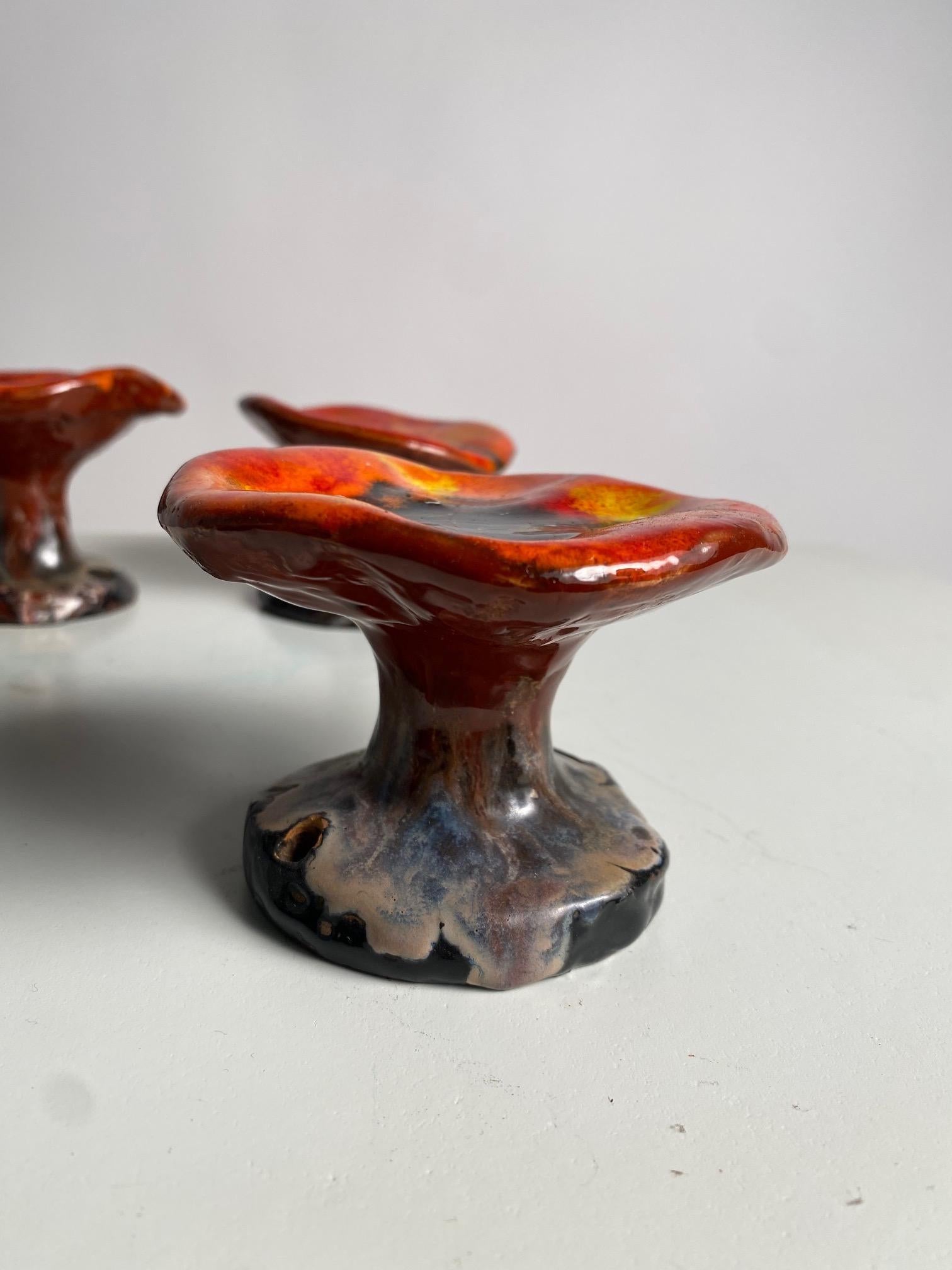 Céramique Trois importants porte-manteaux en céramique d'Ivanhoe Gambini, Italie, années 1950 en vente
