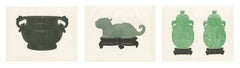 Three Important Chinese Jade Vessels, Kien-lung Color Plates, 1911