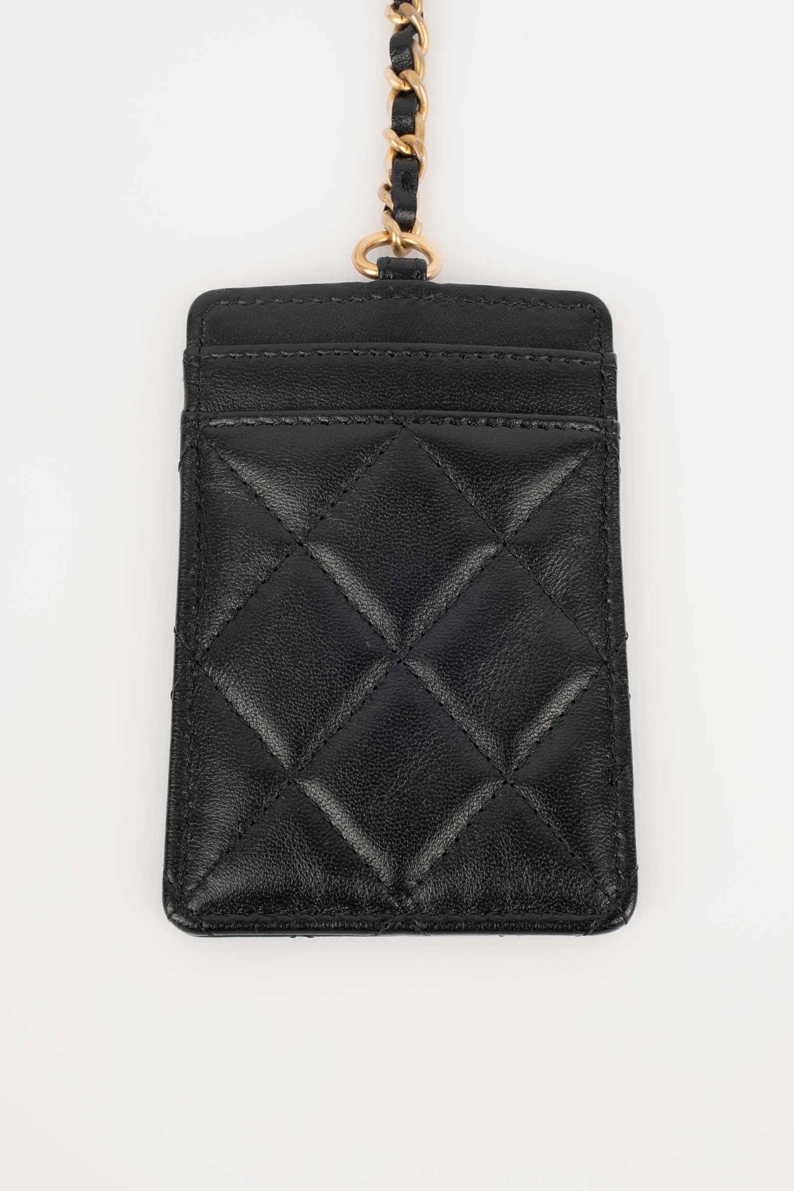 Chanel Bolso Pulsera Tres en Uno, Colección 2021 Negro