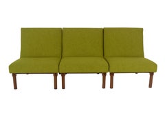 Three Italian Modern Ico Parisi Chairs in Walnut Model 869, 1960s