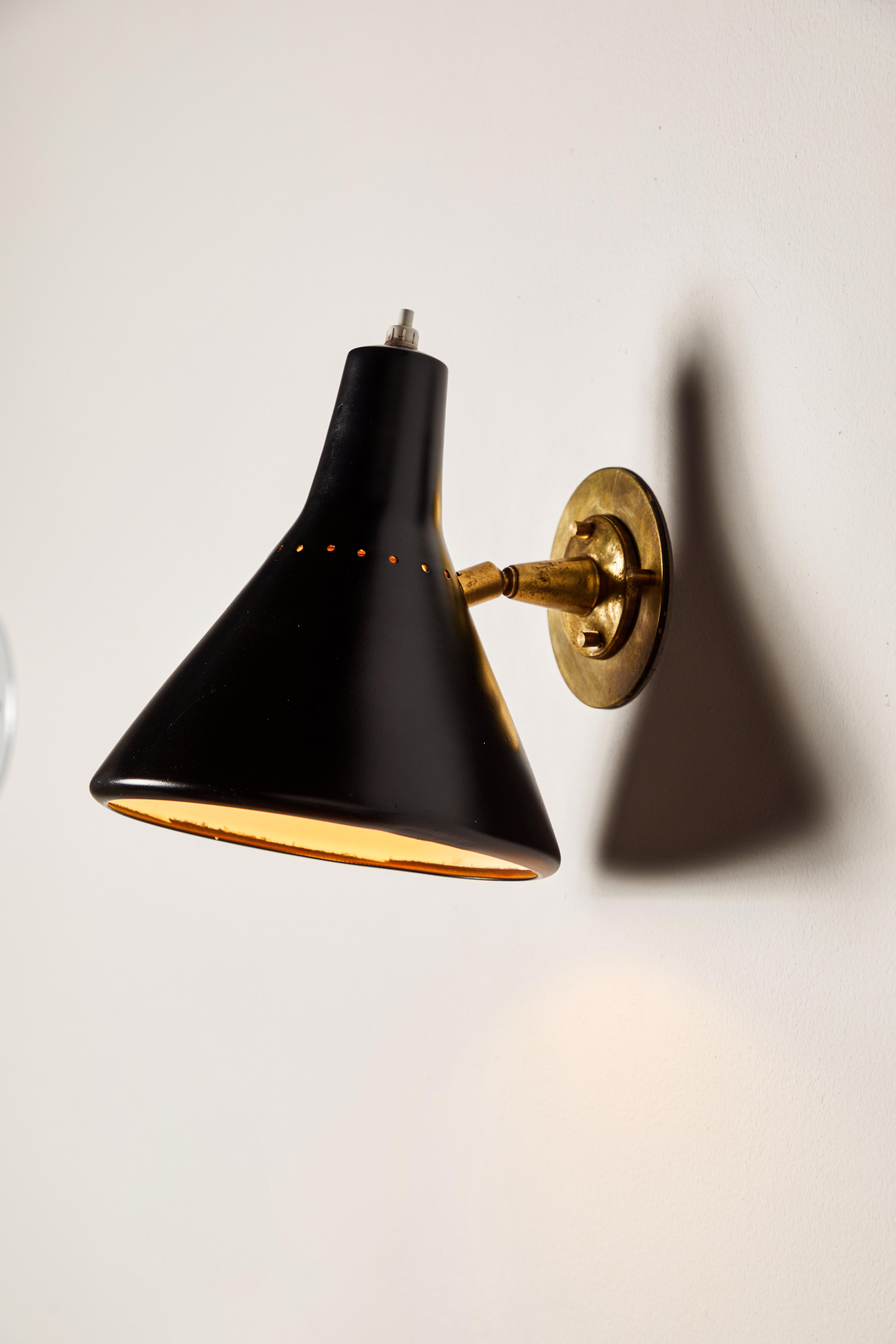 Mid-Century Modern Single Sconce by Stilnovo