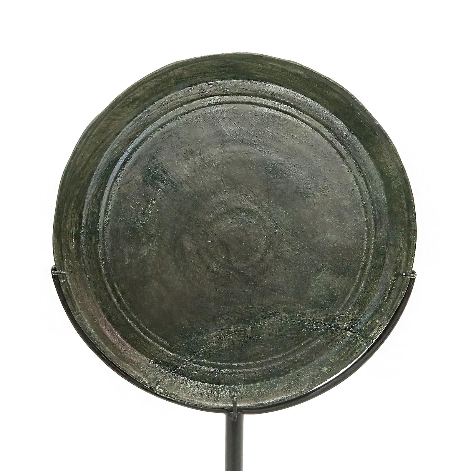 Three Khmer Bronze Mirrors, 14th - 15th Century 4