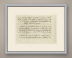 Three Kufic Inscriptions Keyed A, B and C, Antique Niebuhr Print, 1780