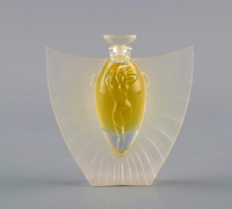 Three Lalique Perfume Bottles, Late 20th Century For Sale at 1stDibs