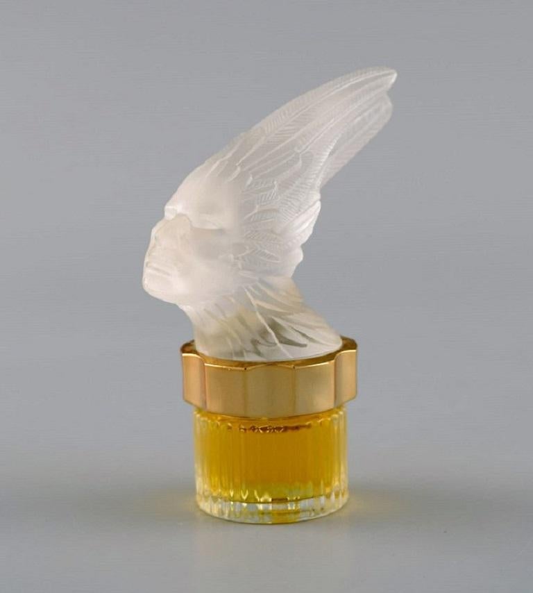 Drei Lalique-Parfümflaschen. Spätes 20. Jahrhundert (Französisch) im Angebot
