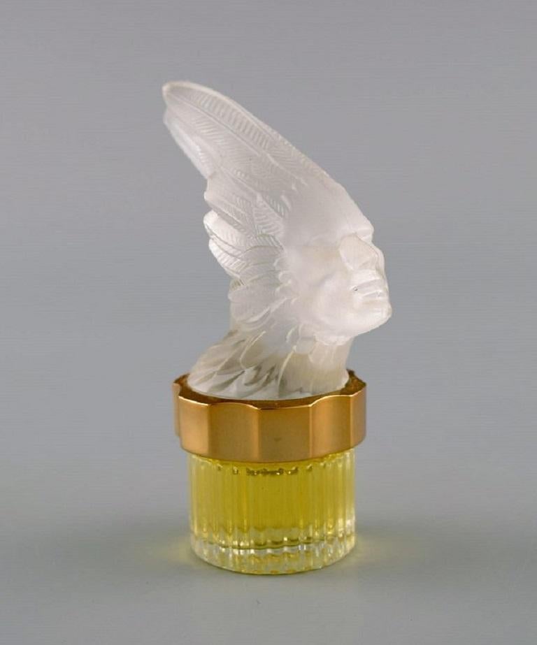 Three Lalique Perfume Bottles, Late 20th Century  In Excellent Condition For Sale In Copenhagen, DK