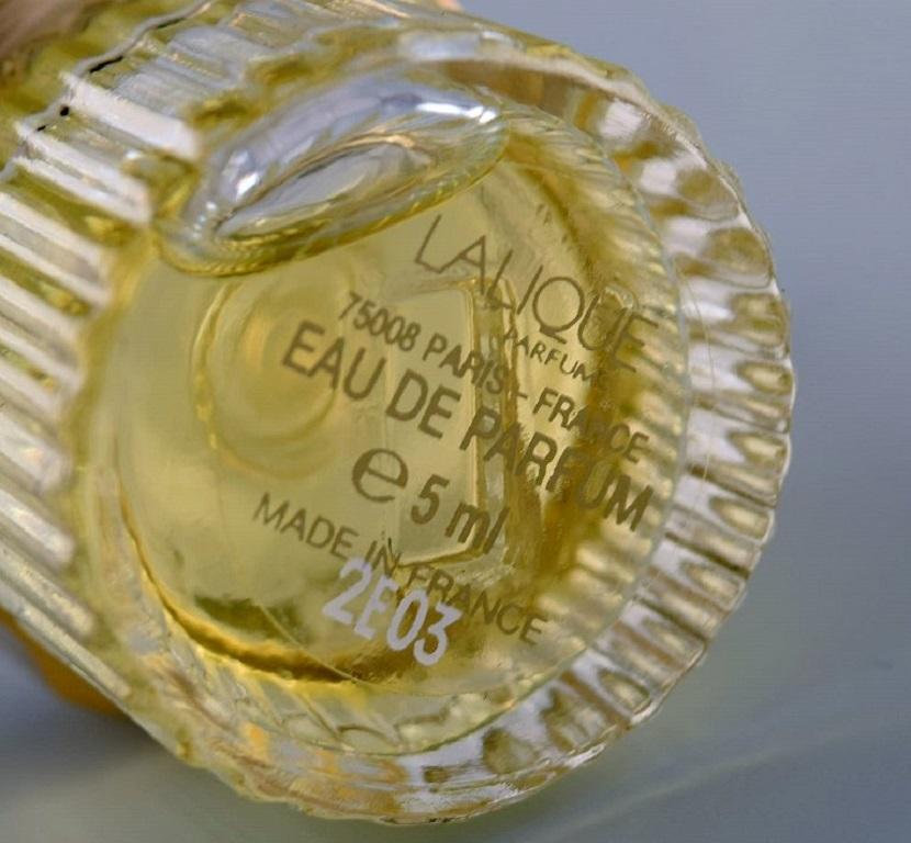 Parfümflaschen aus Lalique, spätes 20. Jahrhundert  im Angebot 2