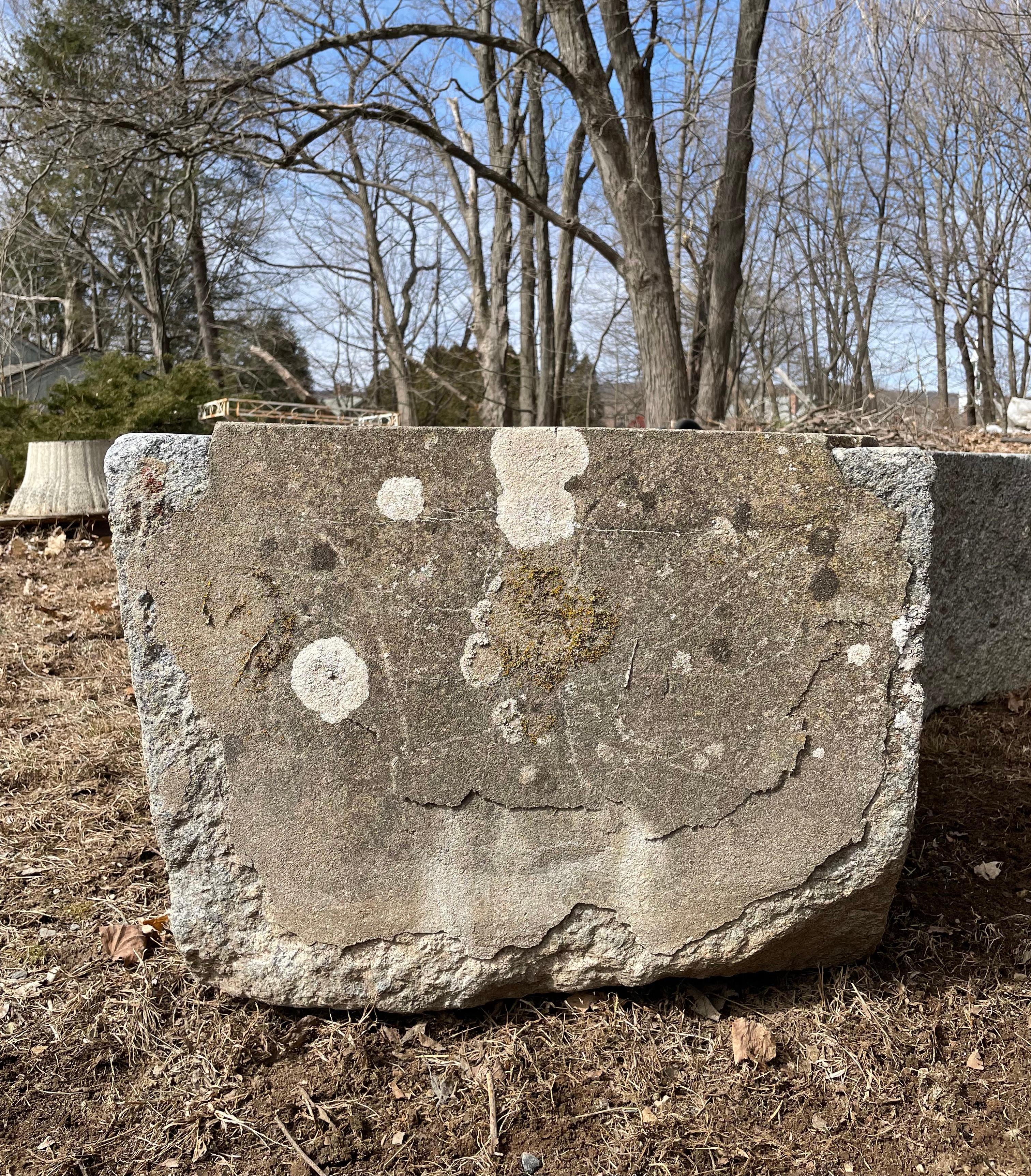 18th C French Granite Cider Mill Segments for Planters/Rills/Seats/Firepits For Sale 10