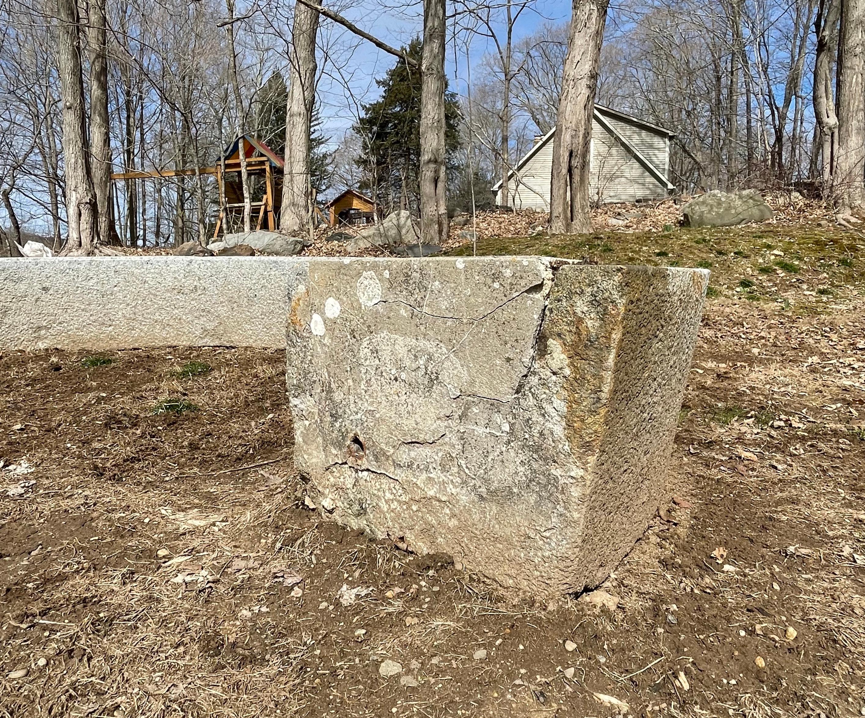 18th Century and Earlier 18th C French Granite Cider Mill Segments for Planters/Rills/Seats/Firepits For Sale