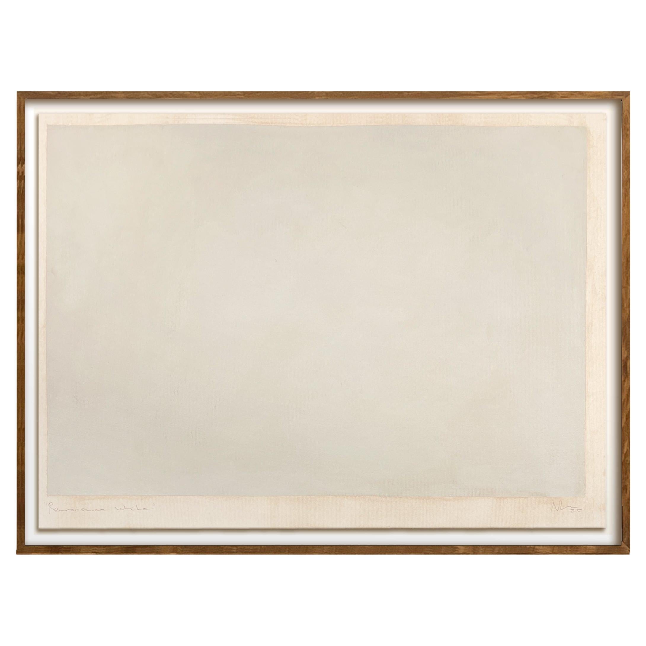 'Three Layers of White' by Nicolas Makelberge, 24.5 x 18 in