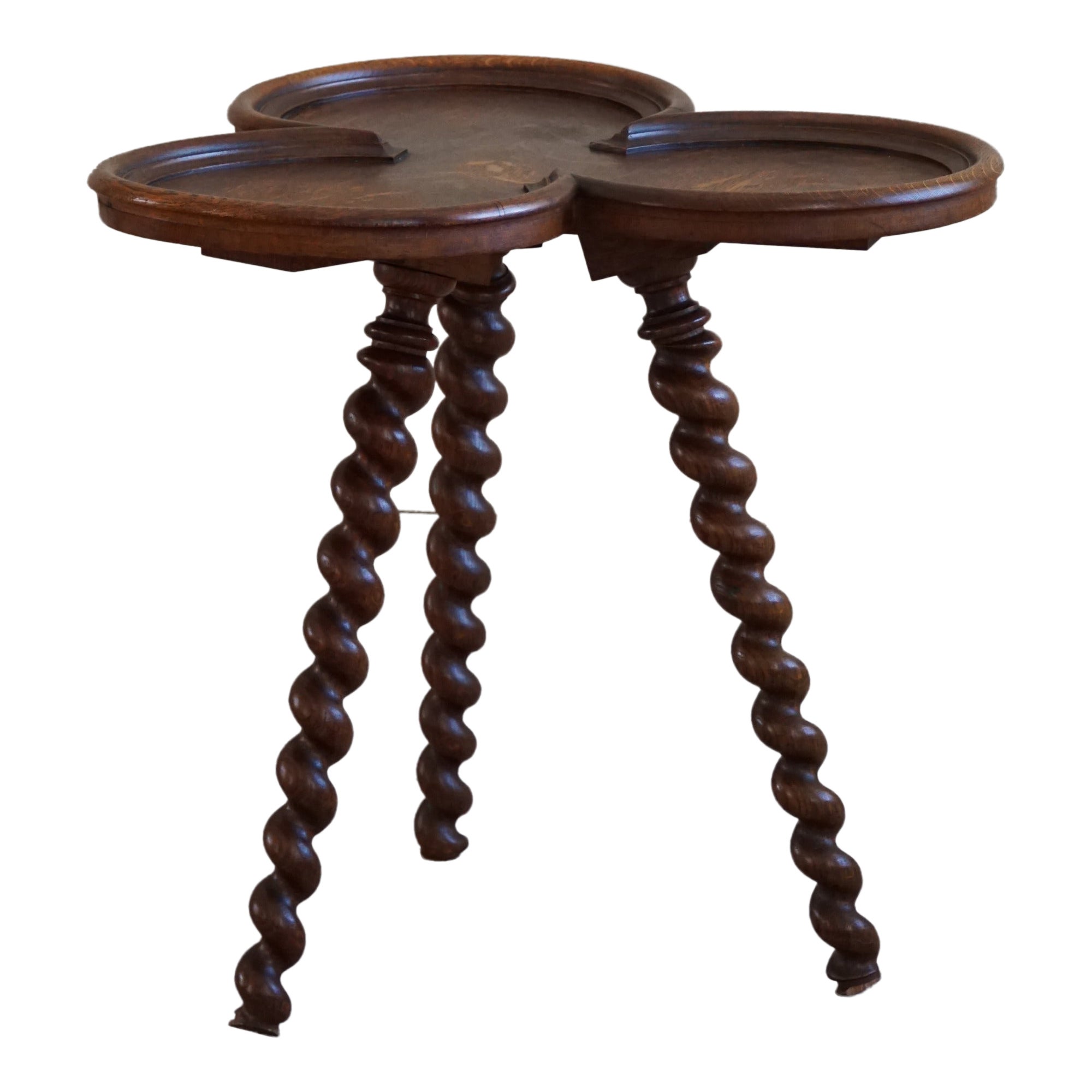 Three-leaf Side Table / Coffee Table in Oak, Danish Mid-Century Modern, 1930s