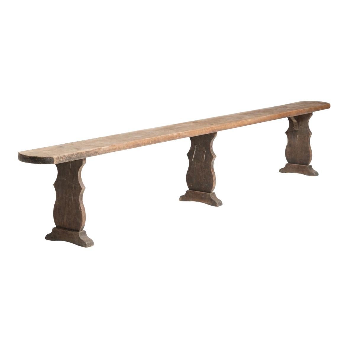 Three-Leg Bench, France, circa 1890