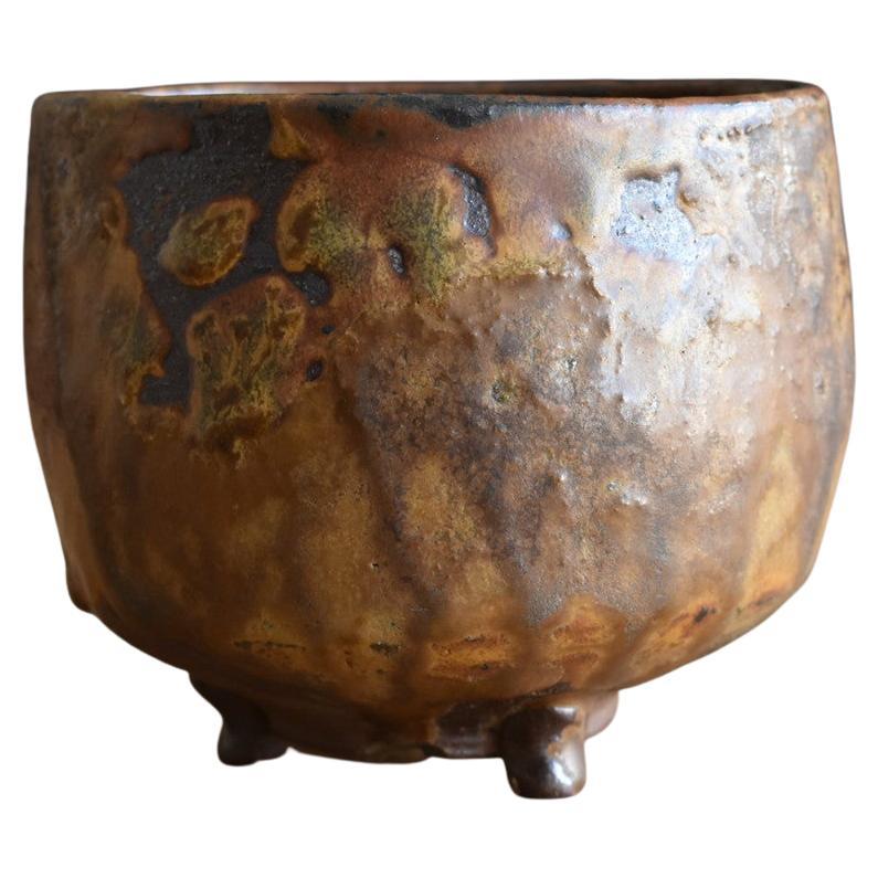 Three-Legged Bowl Made in the Edo Period in Japan /"Shitoro Ware" / Coffee Cup