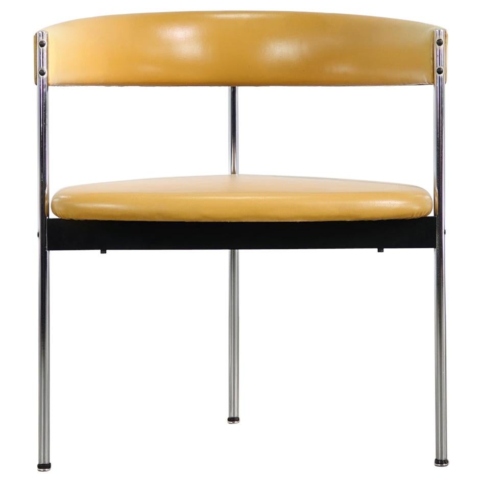 Dreibeiniger Stuhl mit drei Beinen Design Dieter Waeckerlin für Idealheim