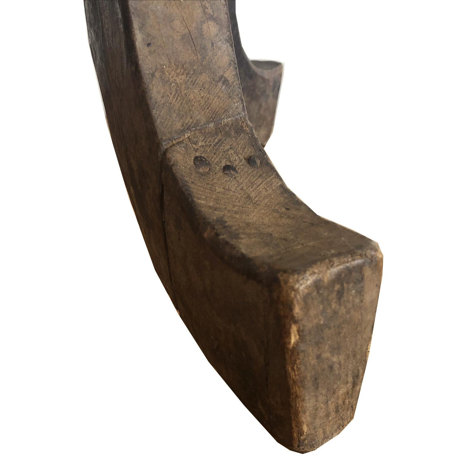 Ethiopian Three-Legged Tribal Stool Attributed to the Oromo from Ethiopia, Africa For Sale