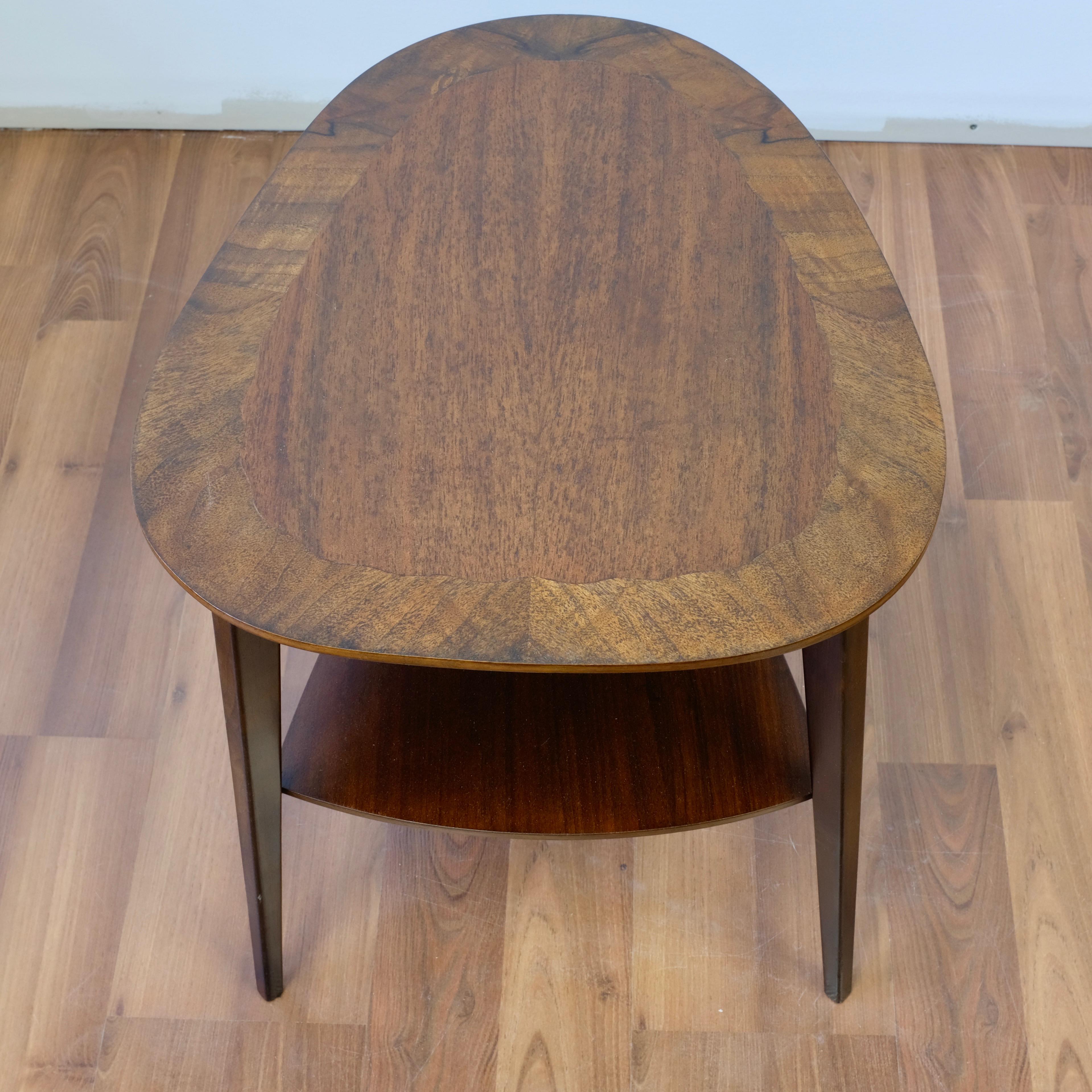 Holger Georg Jensen Three-Legged Walnut End Table by Kubus 2
