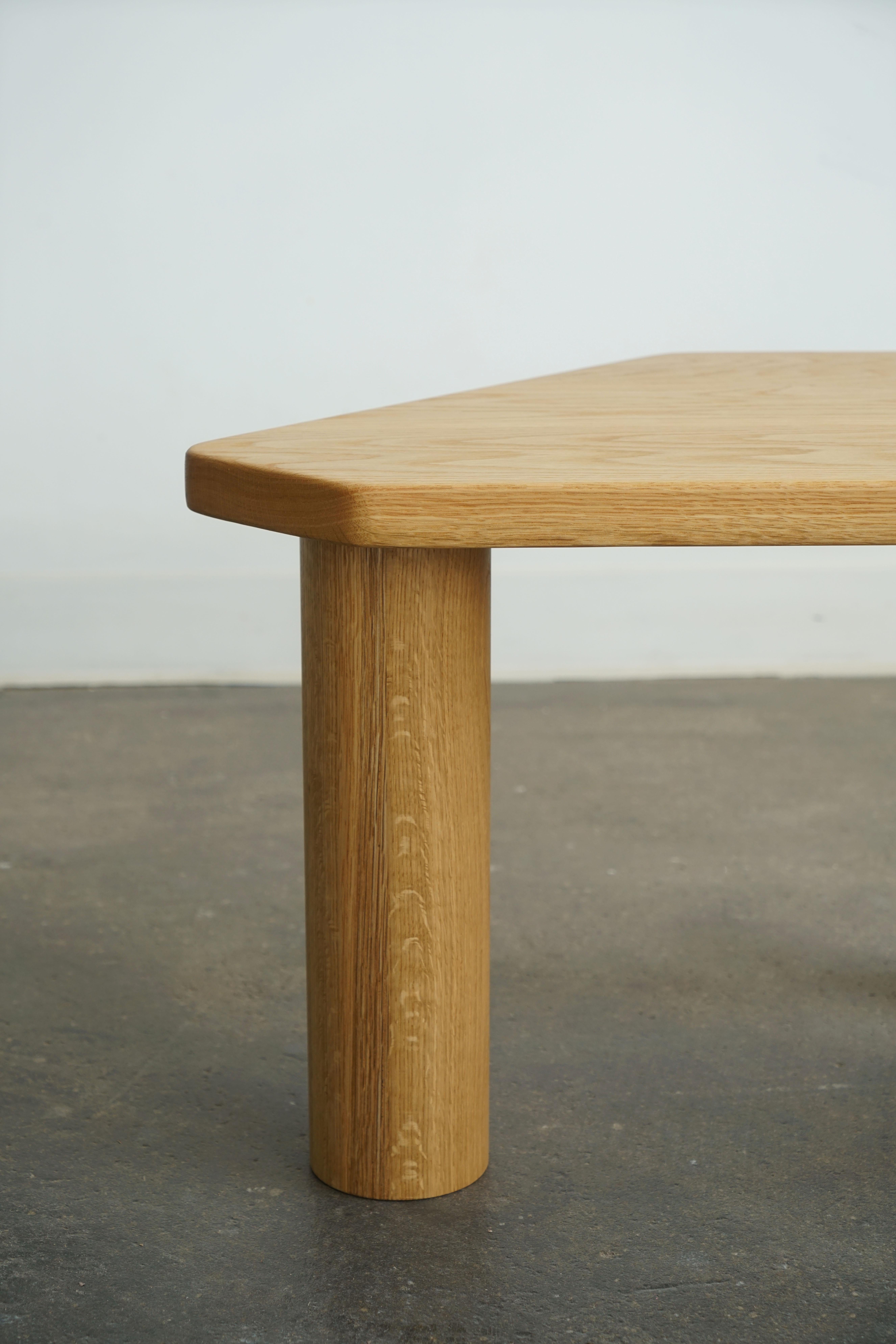 Table Three Legger de Last Workshop en chêne blanc massif, moderne et organique en vente 2