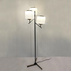 Three-Light Floor Lamp Attributed to Stilnovo, Italy 1950's