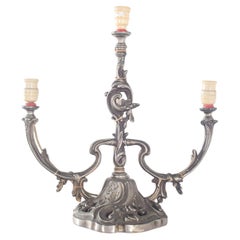 Three-Light Metal Lamp