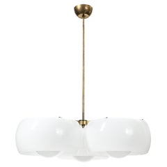 Three Light "Triclinio" Chandelier by Vico Magistretti for Artemide, Italy