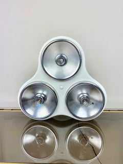 Three Lights iGuzzini Chandelier or Sconces, Italy, 1970s