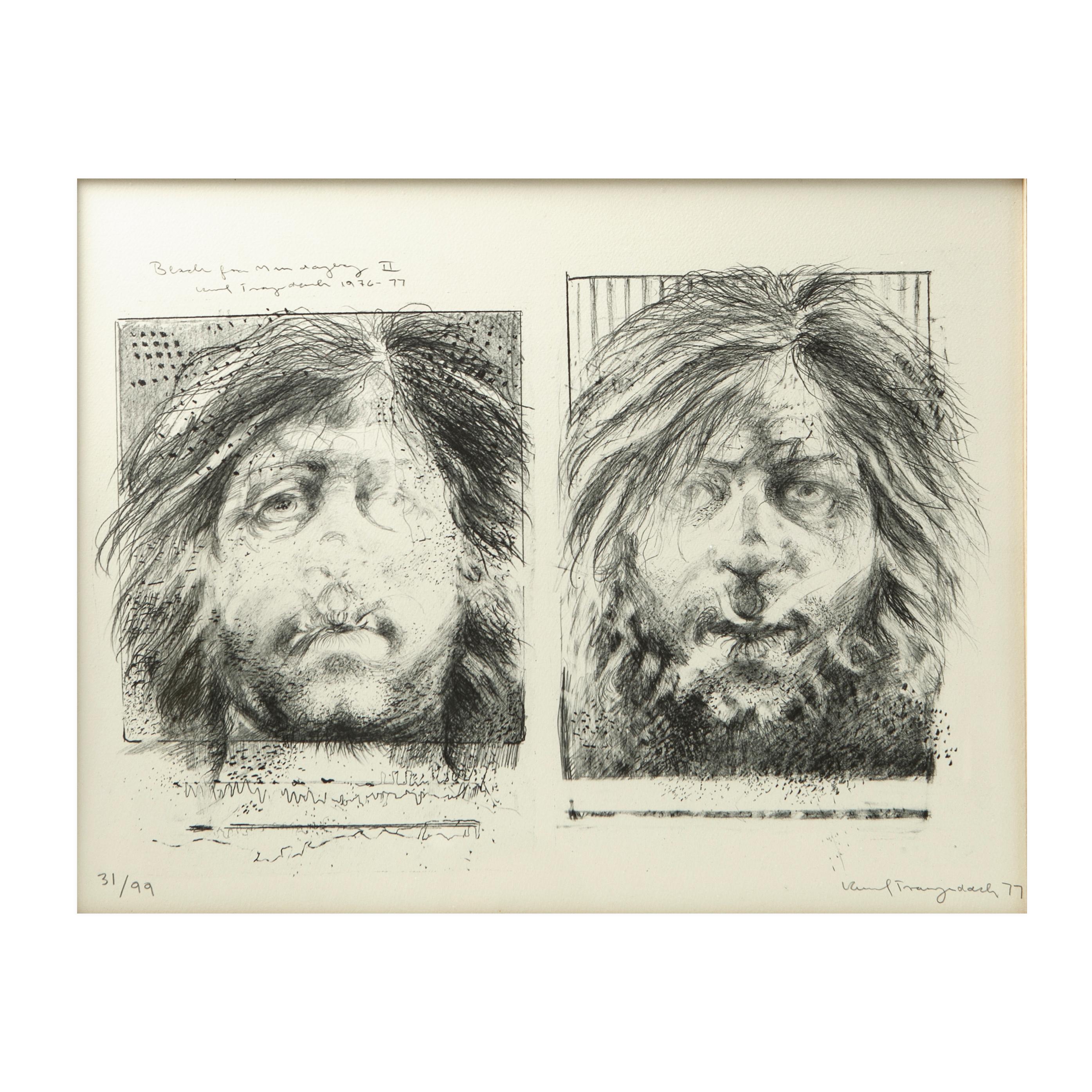 Three Lithographs by Kurt Trampedach In Good Condition For Sale In Kastrup, DK