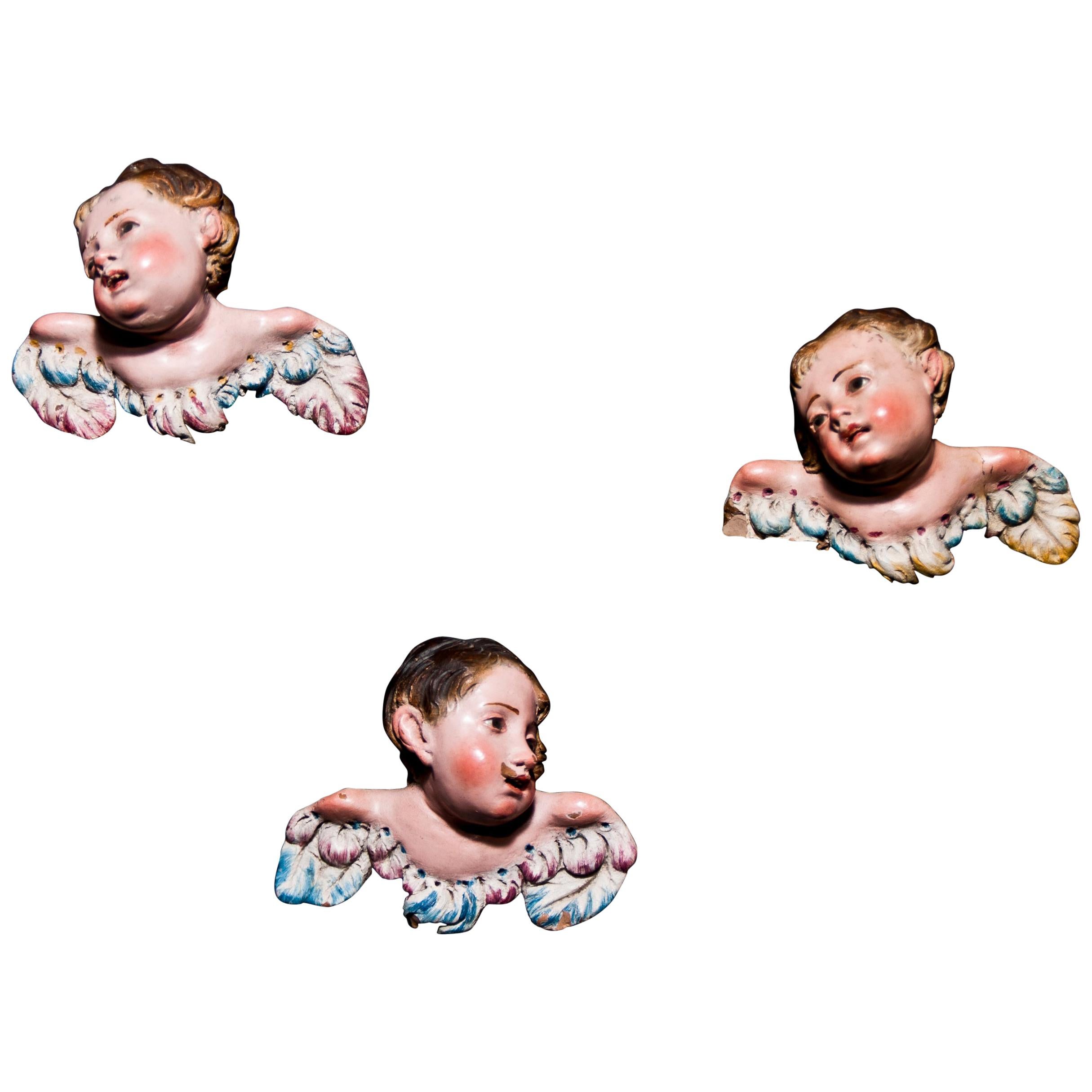 Three Little Terracotta Angels