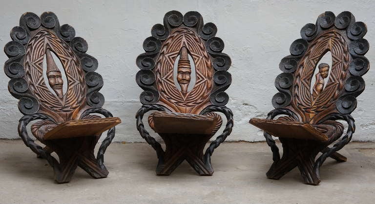 hand carved african furniture