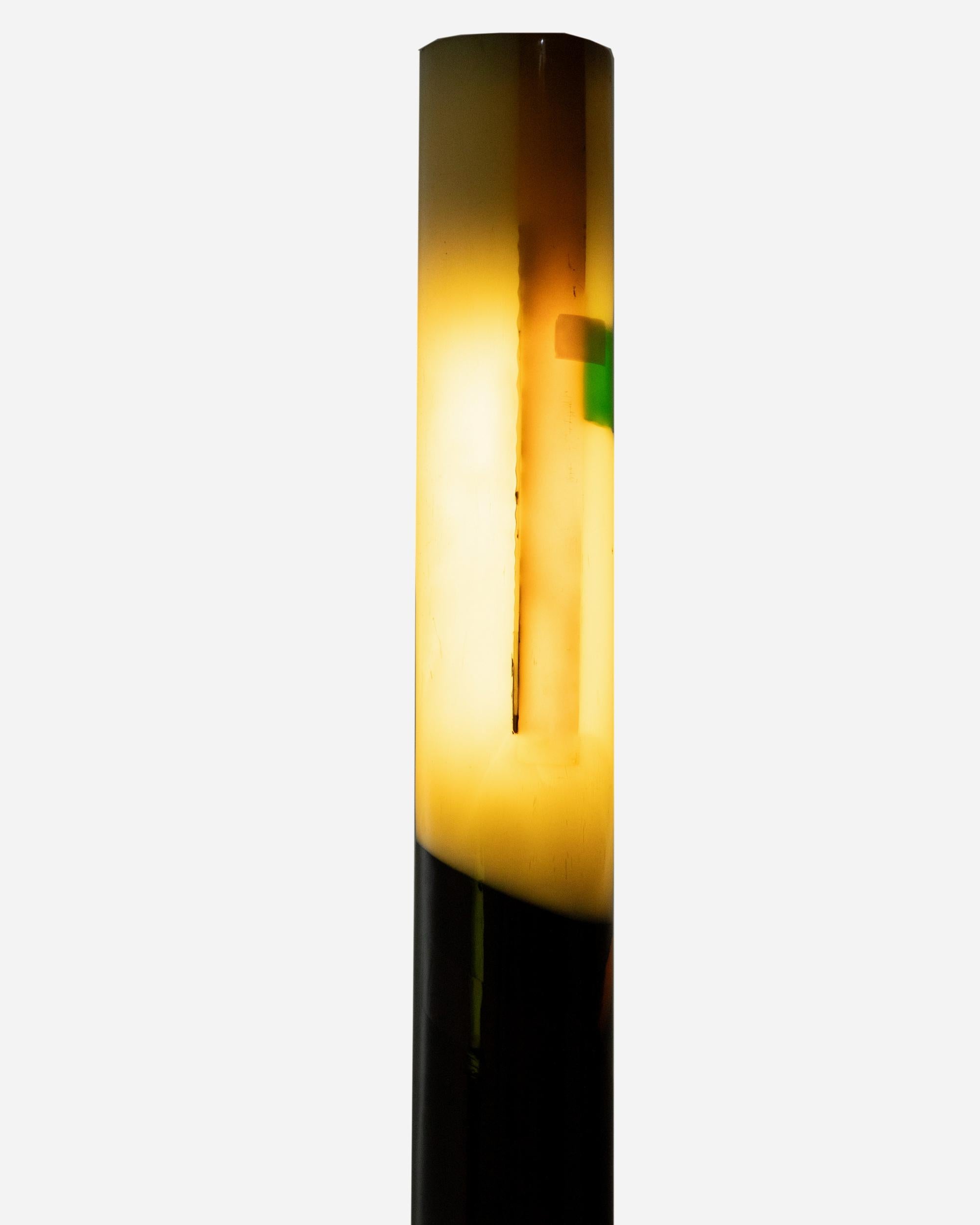 Trois colonnes lumineuses en résine de Pauline Couble, France, circa 2012. en vente 2