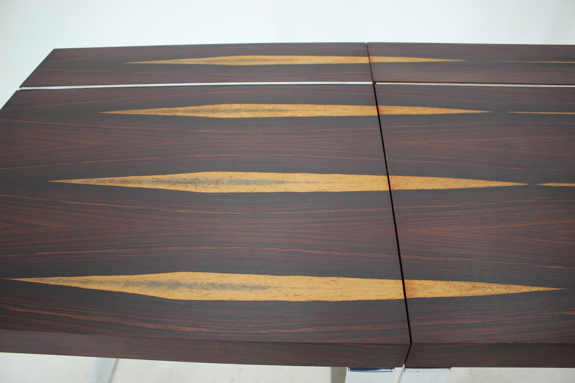 Trois luxueuses tables de salle à manger/bureau en palissandre par Ladislav Vrátník, 1970 en vente 5