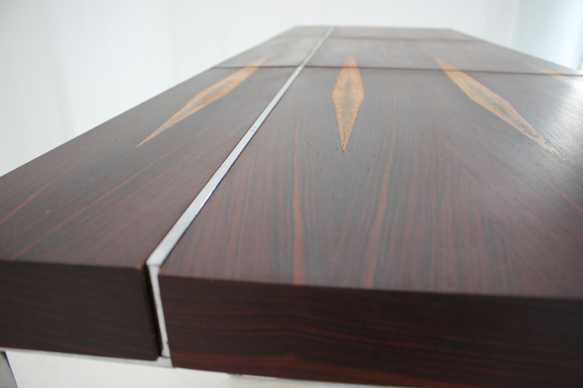 Three Luxurious Rosewood Dining/Office Tables by Ladislav Vrátník, 1970s For Sale 1