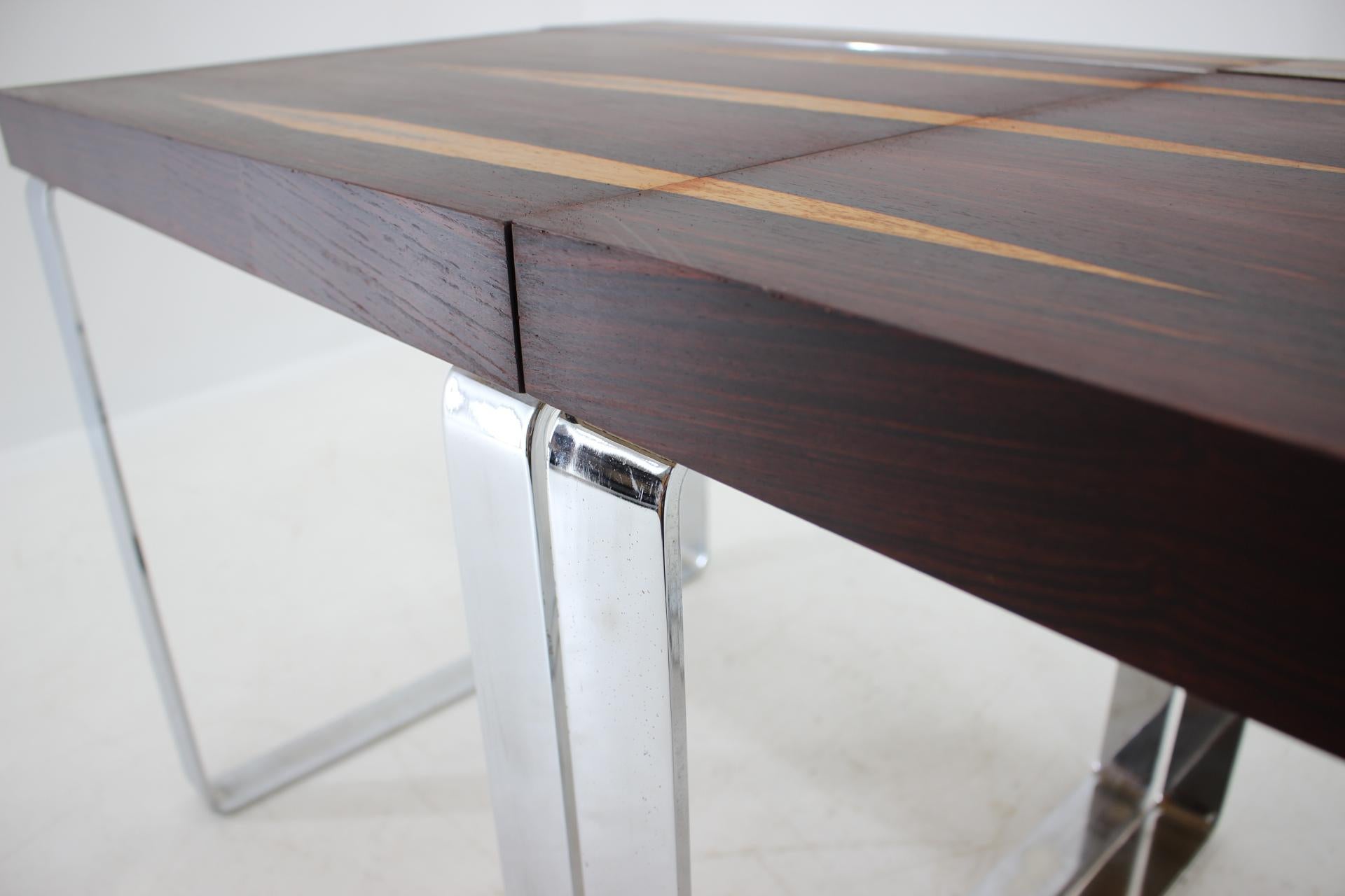 Three Luxurious Rosewood Dining/Office Tables by Ladislav Vrátník, 1970s For Sale 2