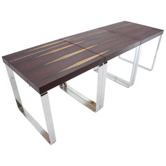 Vintage Three Luxurious Rosewood Dining/Office Tables by Ladislav Vrátník, 1970s