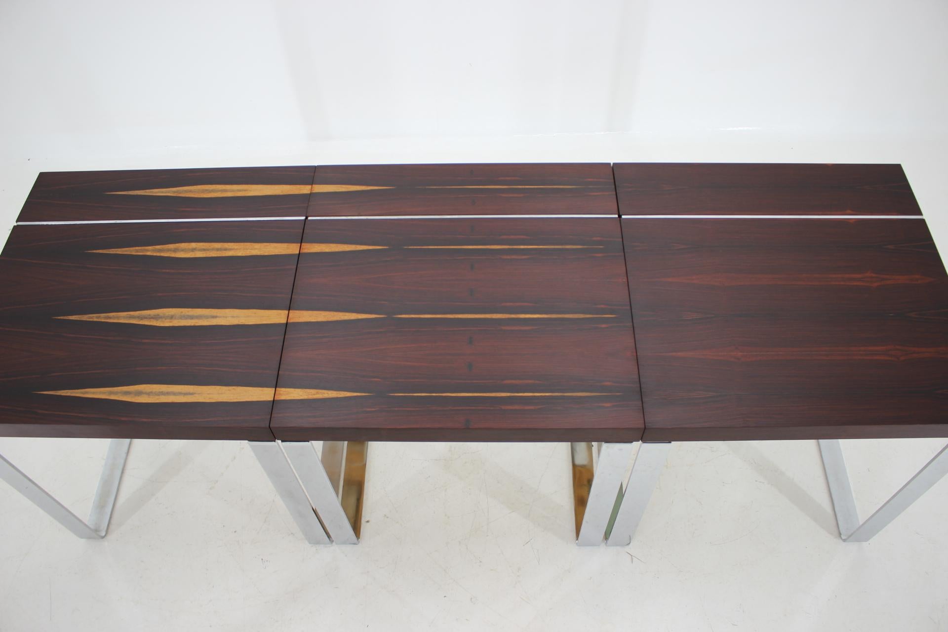Late 20th Century Three Luxurious Rosewood Dining/Office Tables by Ladislav Vrátník, 1970s For Sale