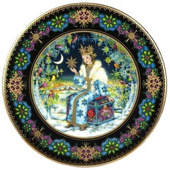 Three Magical Fairy Tales Old Russia Plates by Gere Fauth