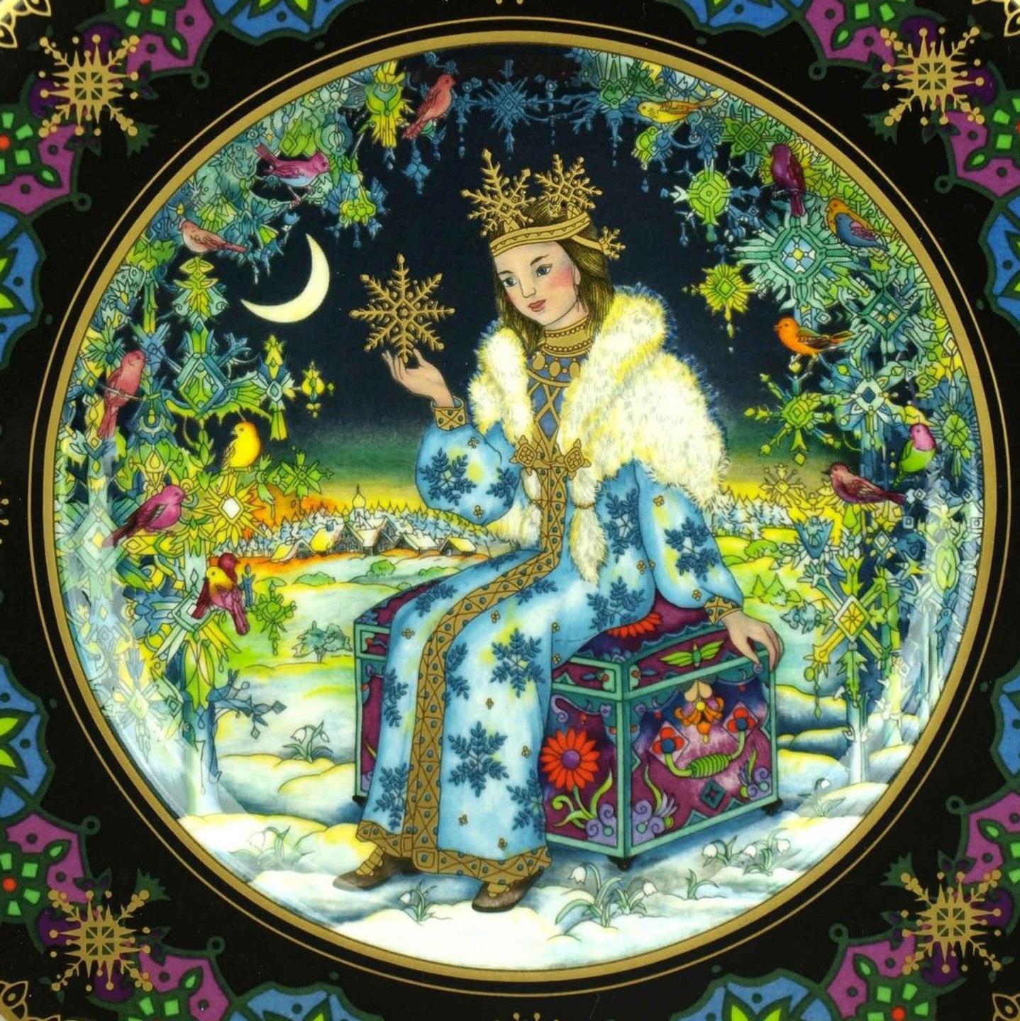 the russian fairy tales plates