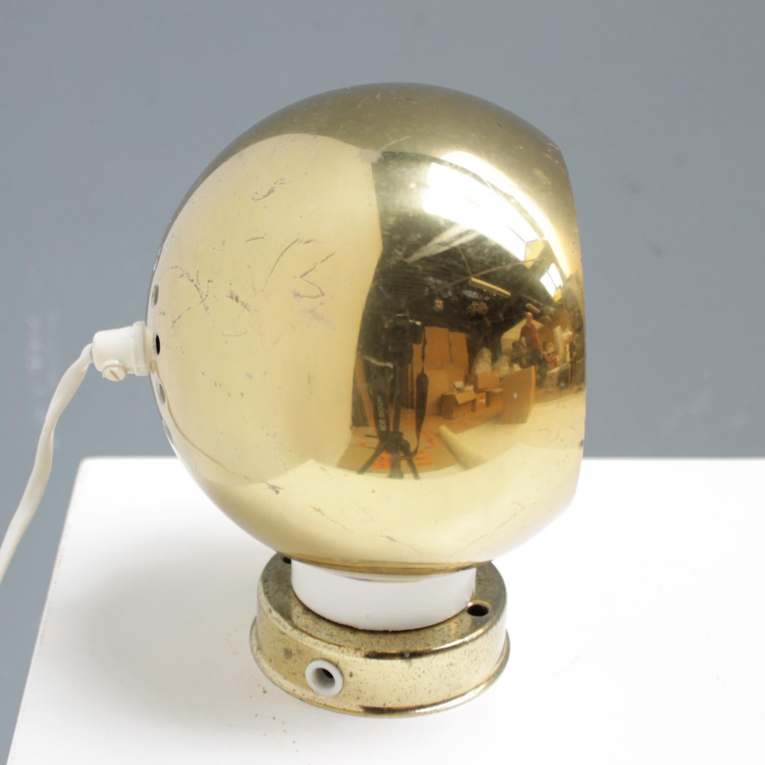 Three Magnetic Brass Ball Lights by Reggiani 6