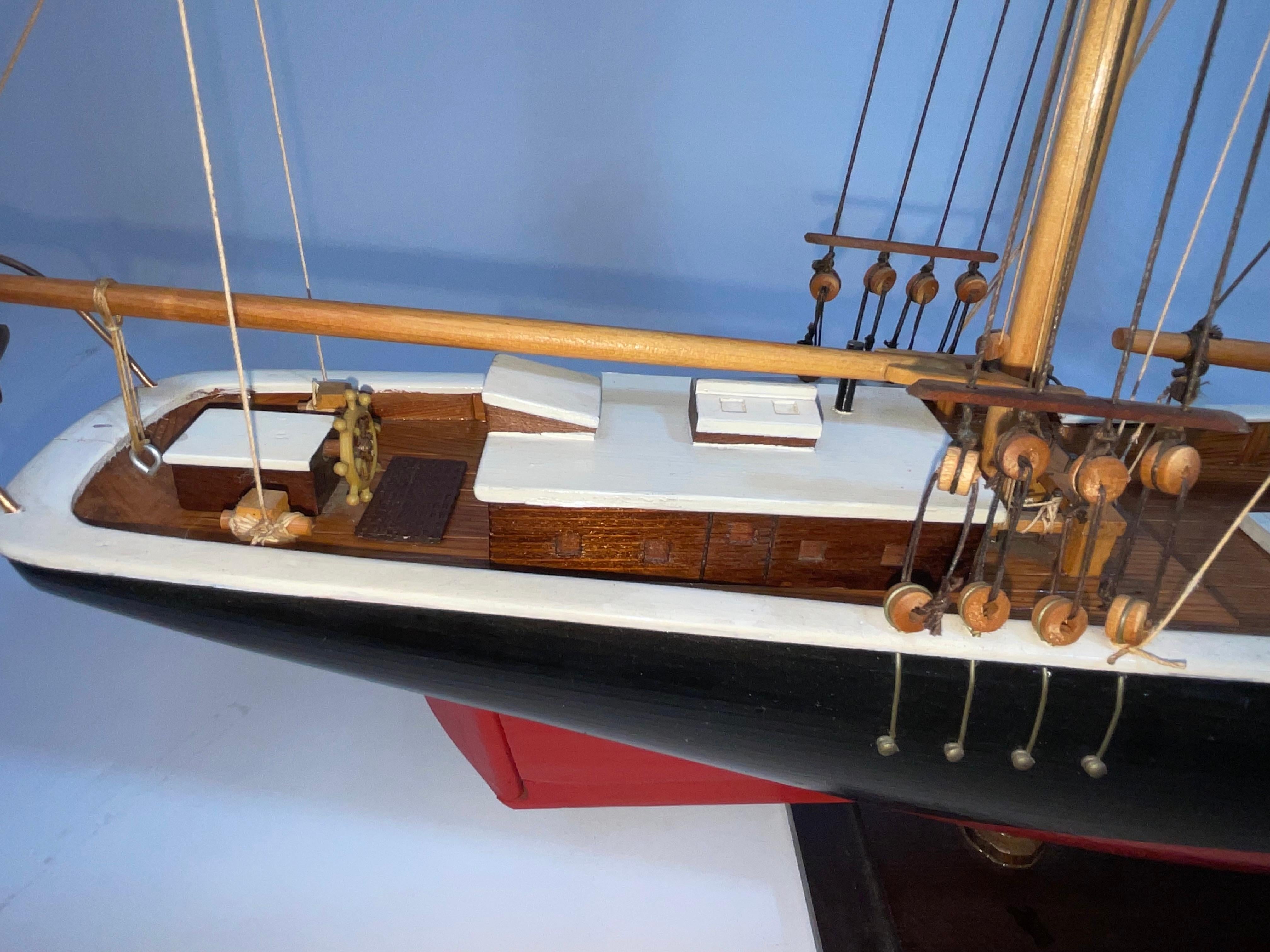 Modèle de navire Schooner à trois mâts en vente 4