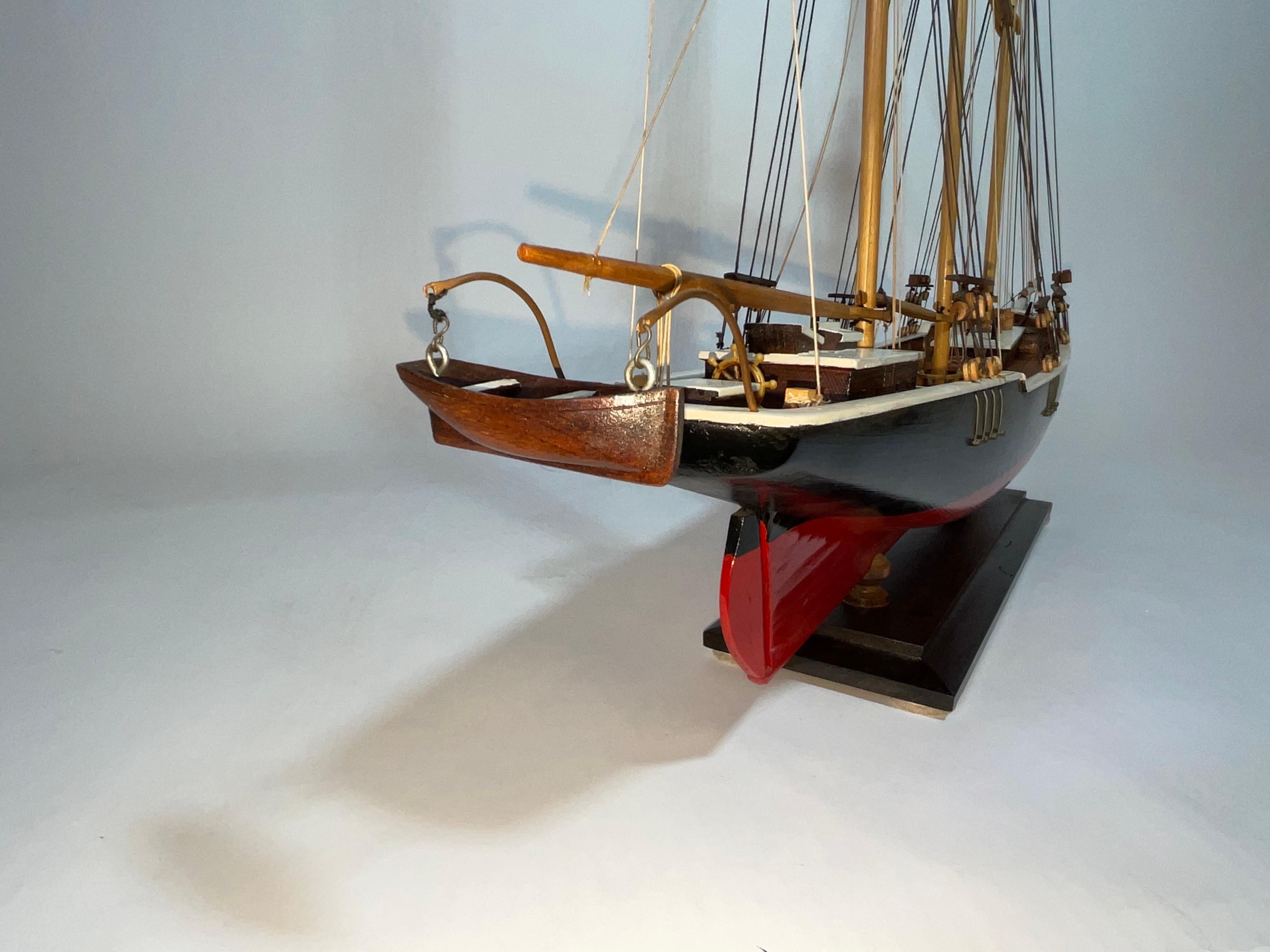 Modèle de navire Schooner à trois mâts en vente 5